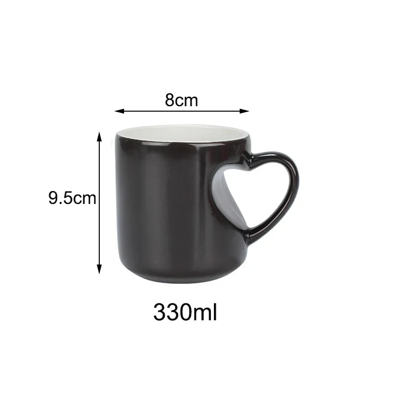 Personalized Heat-Sensitive Color Changing Mug - Custom Photo and Text Design