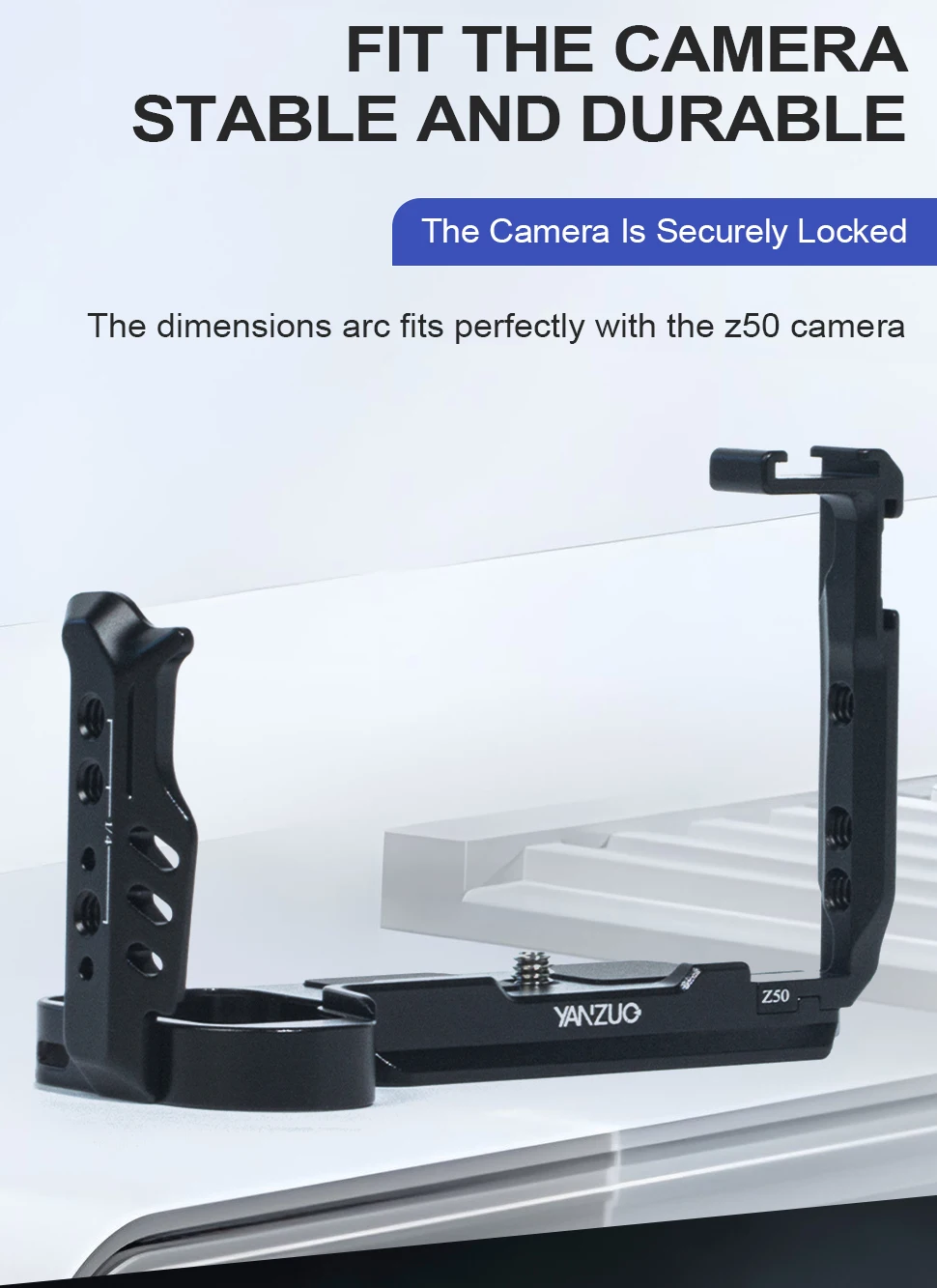 Camera Cage for Nikon Z50 Camera Bracket Protective Frame Quick Release Plate wi