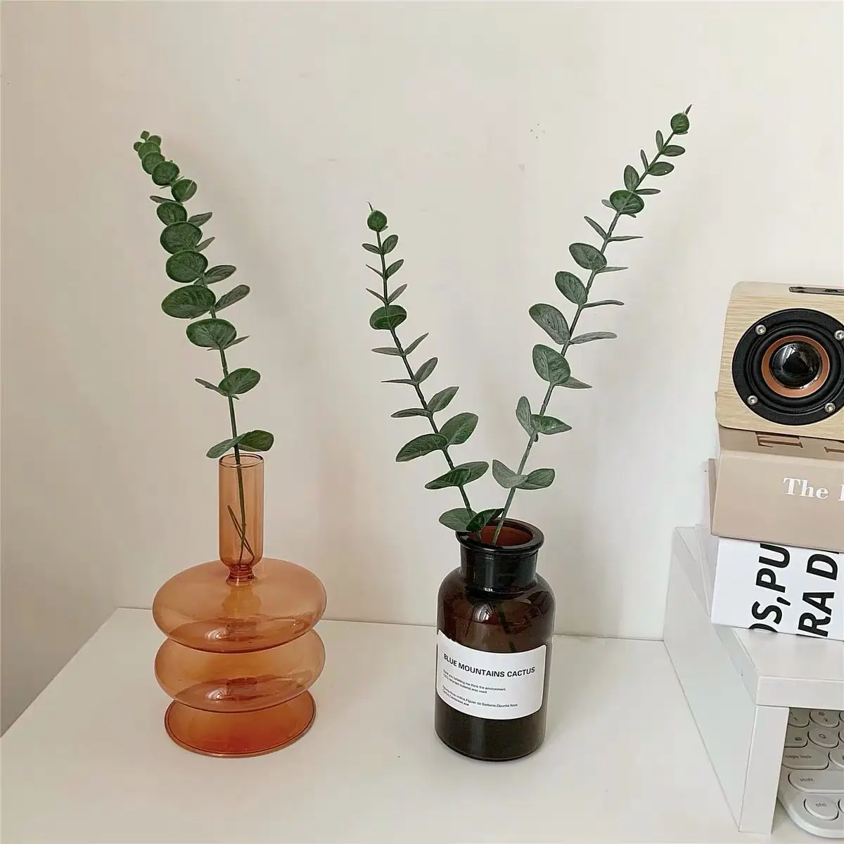 

INS Style Retro Eucalyptus Money Leafy Branch Fresh Simulation Greenery Decoration Flower Arrangement Nordic Style Decoration
