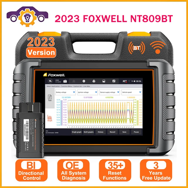 Meet the New Foxwell NT809BT OBD2 Bluetooth Scanner