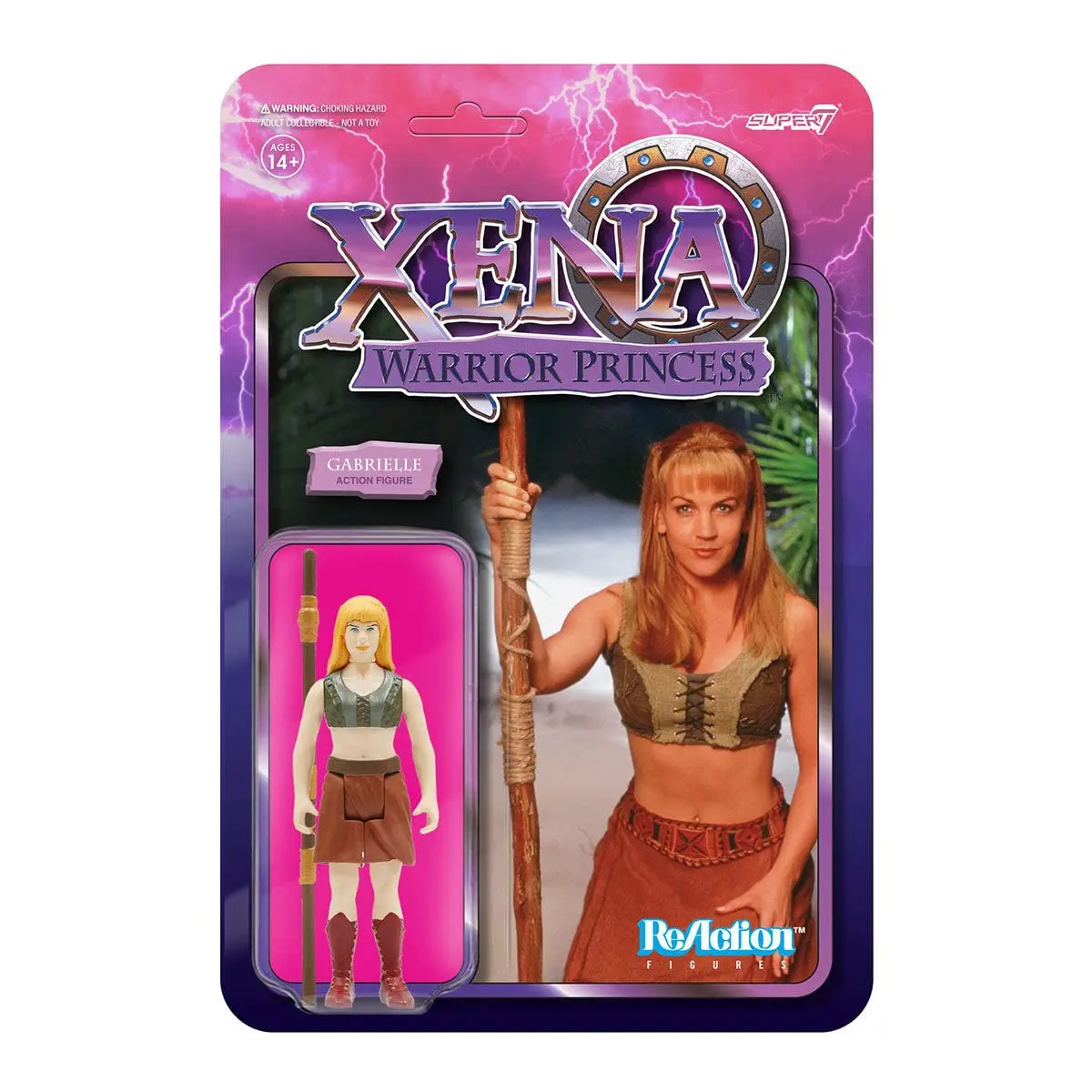 thumbnail image 1 of Figura de acción de la princesa guerrera Xena Gabrielle de Super7, modelo coleccionable de ciencia ficción clásica, aventura, periférico de TV, juguetes nostálgicos, 1 of 5