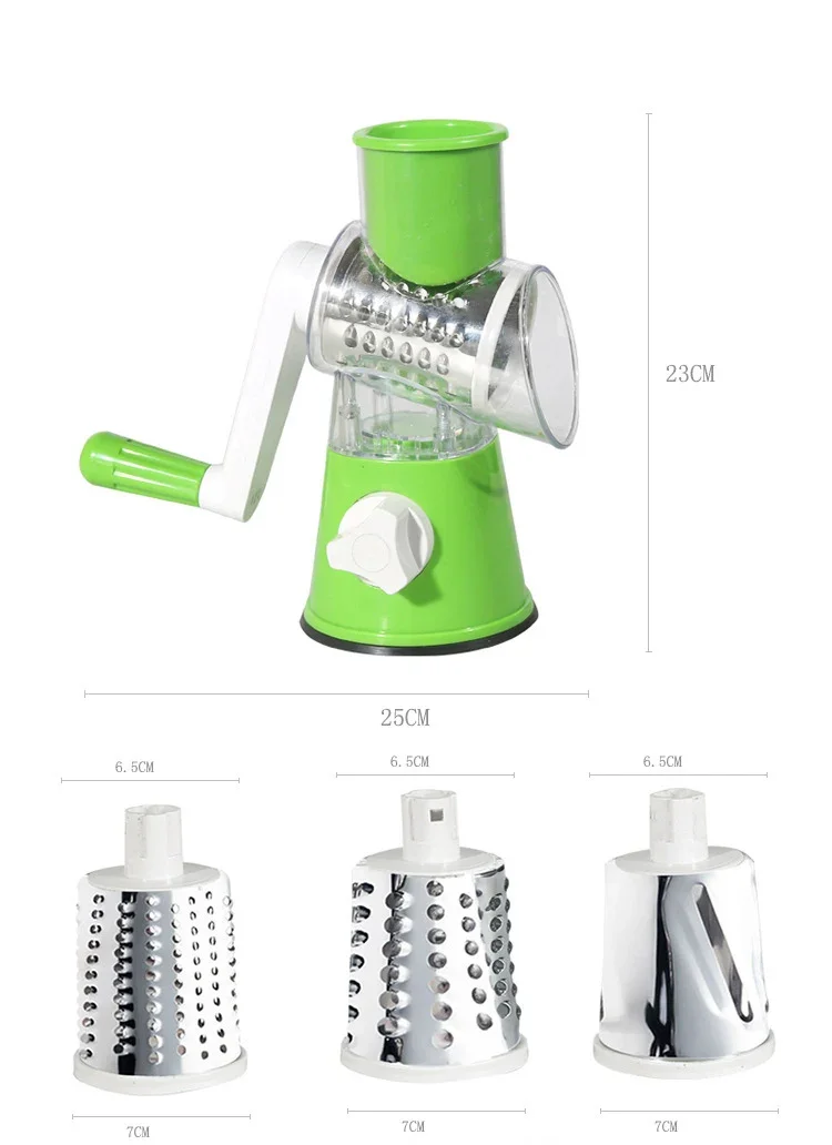 3-in-1 manual vegetable chopper