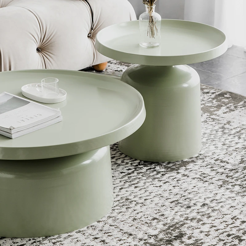 

Designer Coffee Tables Combination Nordic Living Room Sofa Side Table Home Furniture Round Corner Table Modern Small Tea Table