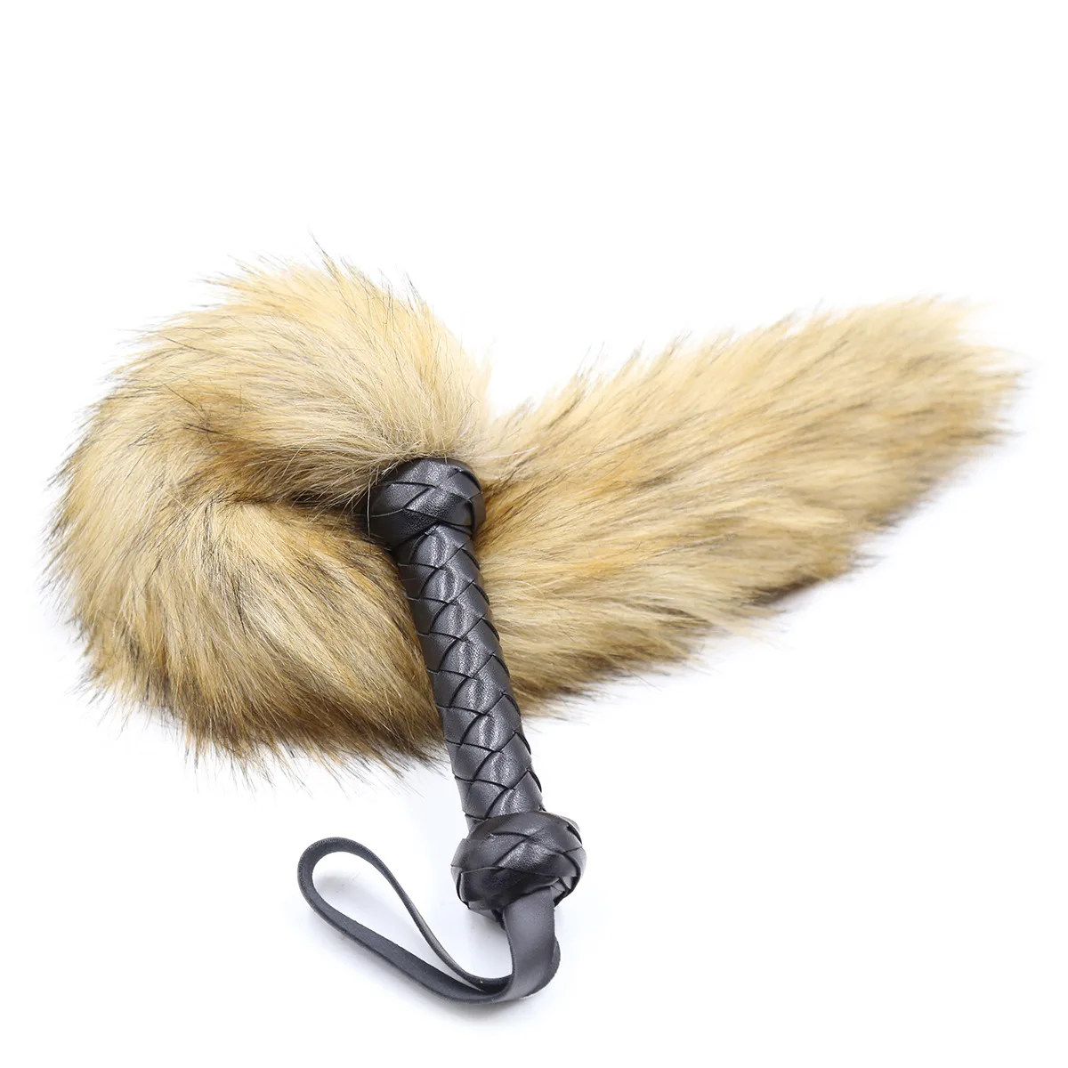 Sexy Fox staart zweep erotische lederen zweep paar flirten spanking fetish BDSM bondage slaaf rollenspel volwassen spel_voghion.com