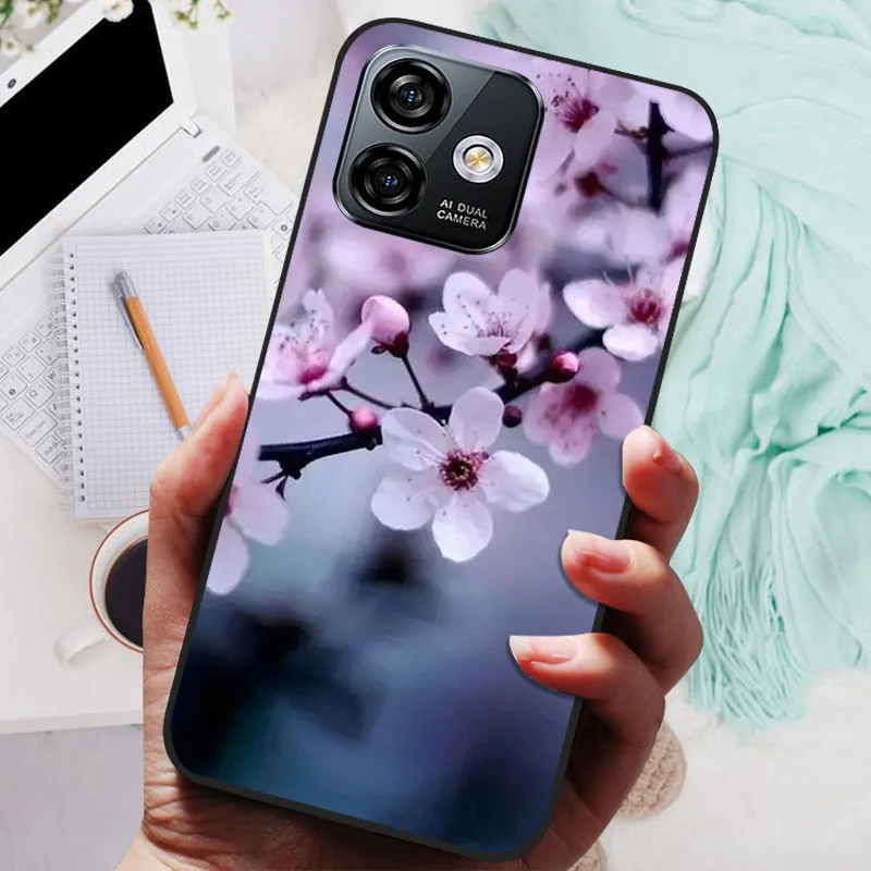 Soft TPU Silicone Shockproof Phone Case Bumper - 6.52 Protective Cover