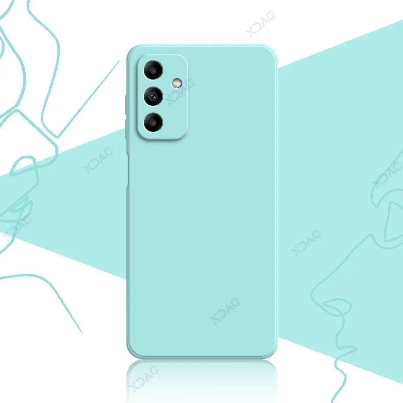 Fashionable Cute Square Liquid Silicone Phone Case Cover - Original Design