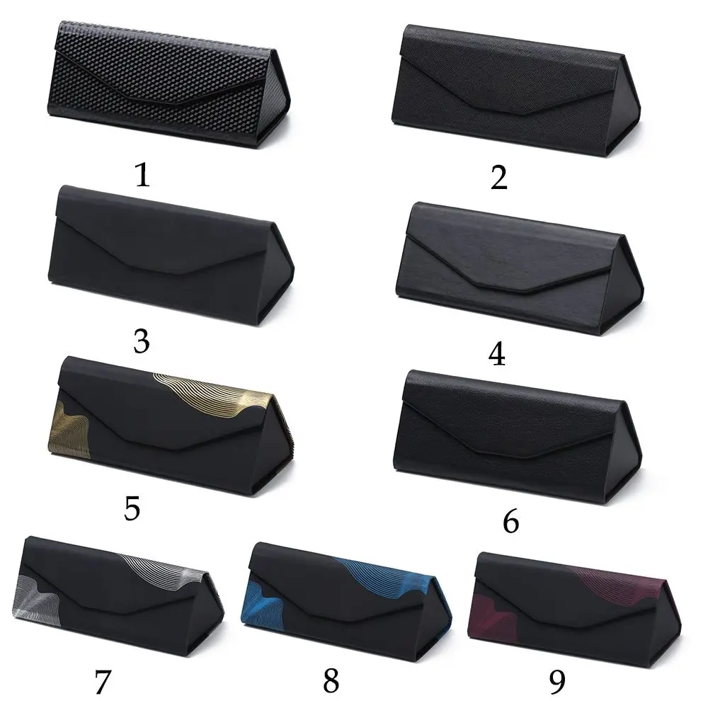 Heiße Sonnenbrille Box falten wasserdichte starke Magnet Brillen etui tragbare schwarze Business Brille Box Brillen Schutz – Detail 5