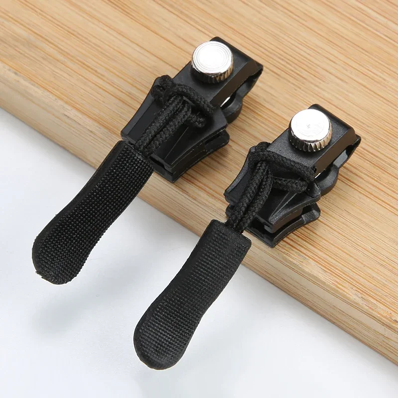 Universal Zipper Repair Kit Quick Instant Detachable Zipper Head Replacement Slider Pull for Jacket Bags Coat Free Sewing