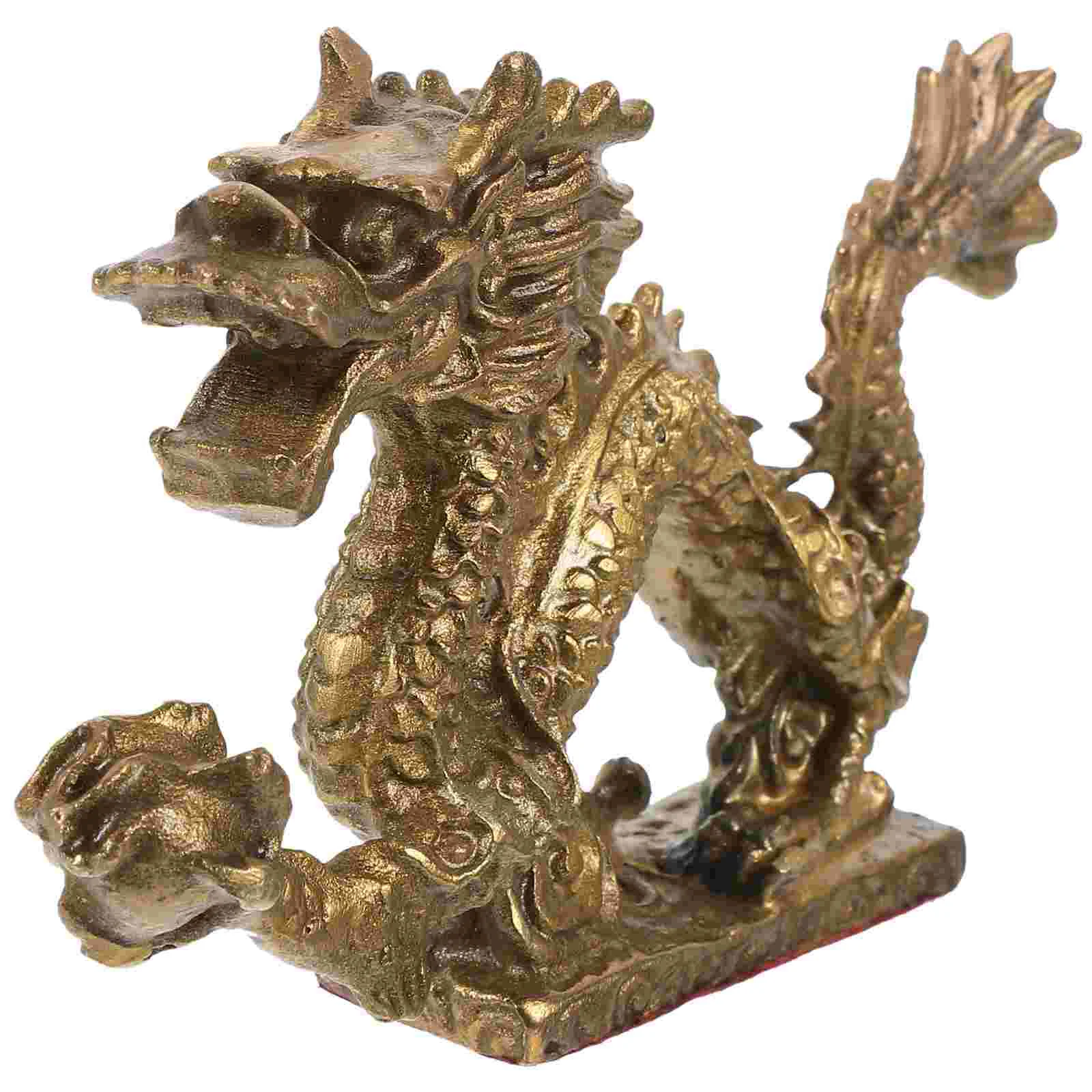 

Chinese Dragon Statue Brass Dragon Chinese Zodiac Dragon Figurine