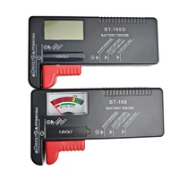 1Pcs BT-168 BT-168D Digital Battery Tester LCD Display AA/AAA/C/D/9V/1.5V Button Cell Battery Capacity Check Detector 2