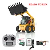 LESU 1/14 RC Hydraulic Loader Metal Aoue-Lt5H Wheeled Skid-Steer RTR Truck Remote Control Model Light Sound Toys Thzh1212 2