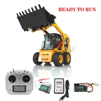 LESU 1/14 RC Hydraulic Loader Metal Aoue-Lt5H Wheeled Skid-Steer RTR Truck Remote Control Model Light Sound Toys Thzh1212 2
