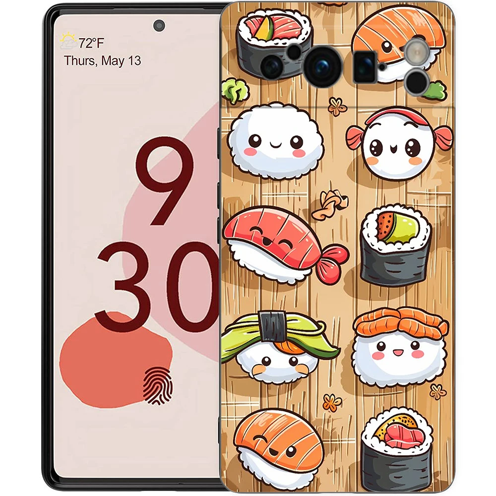 Cute Cartoon Sushi Soft TPU Phone Case Cover
