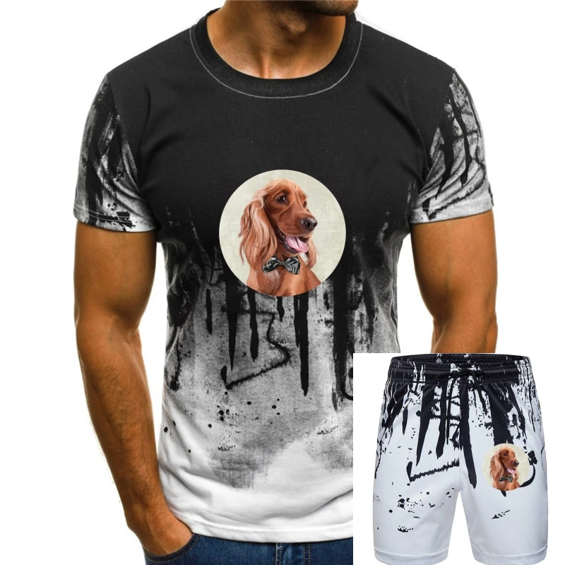 

Men tshirt Mr. English Cocker Spaniel portrait T Shirt women T-Shirt tees top