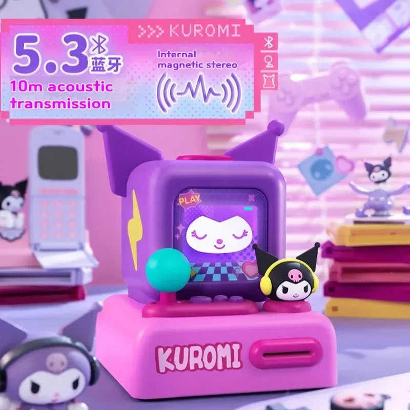 クロミ フィギュア Kuromi スピーカー　Bluetooth Sanrio-Bluetoothスピーカー,kuromiキャラクター,デスクトップの