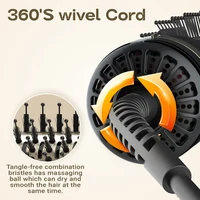 Sèche-cheveux et brosse 4-en-1, brosse sèche-cheveux ovale, mini brosse à air chaud pour tous types de cheveux, cadeau idéal 5