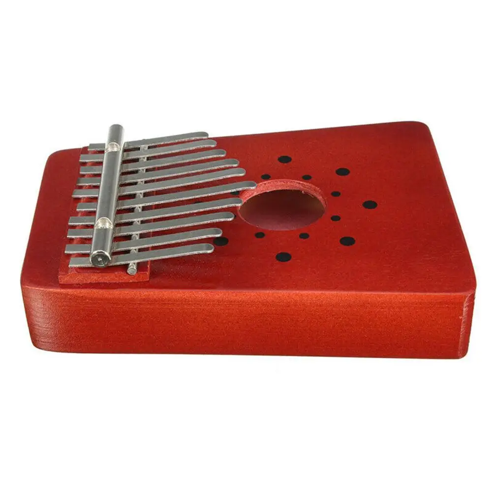 Portable 10 Keys Thumb Piano Kalimba Finger Piano Instrument Musical Toy Handmade Wood Lightweight Music Box Keyboard