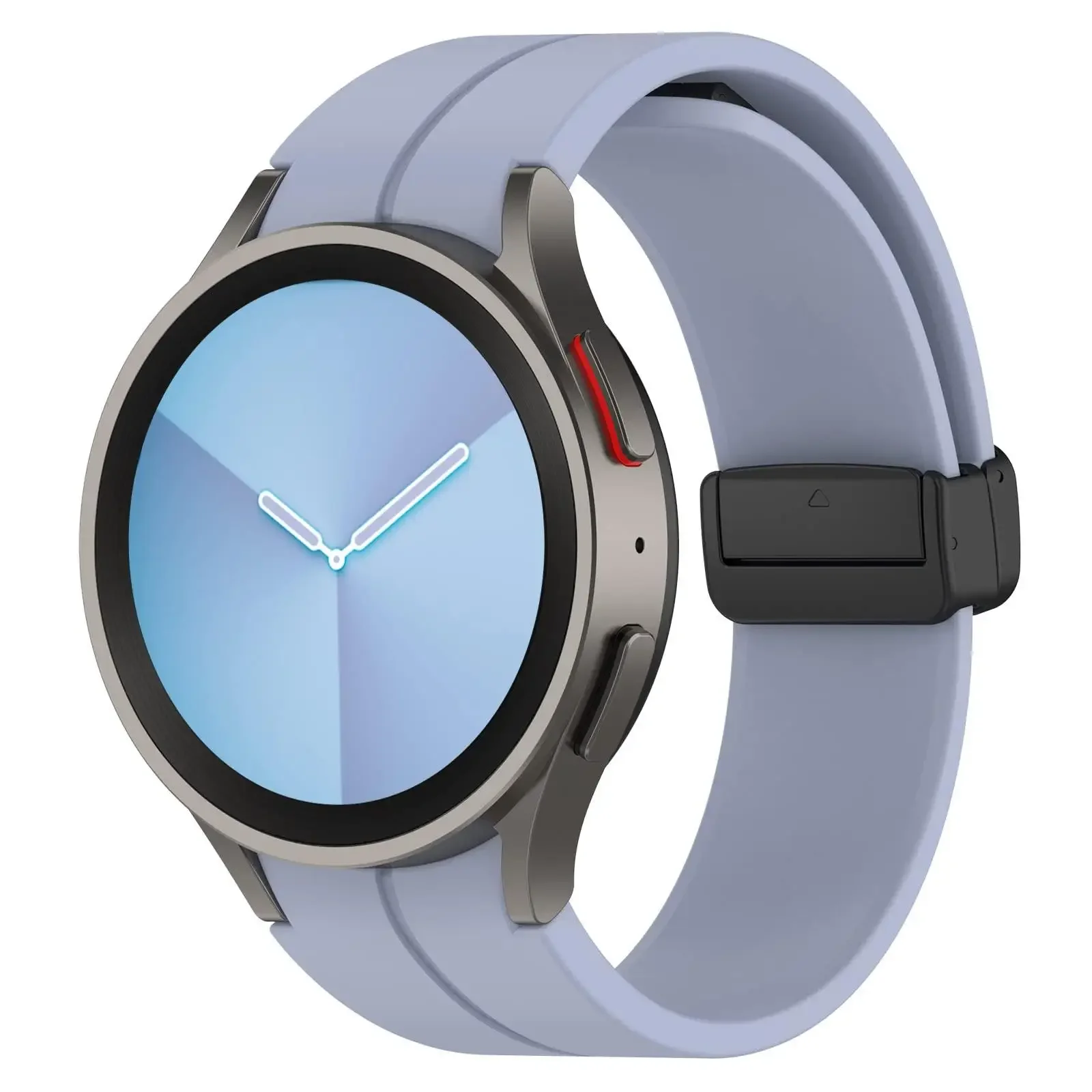 Versatile 20mm Silicone Watch Strap in Classic Design
