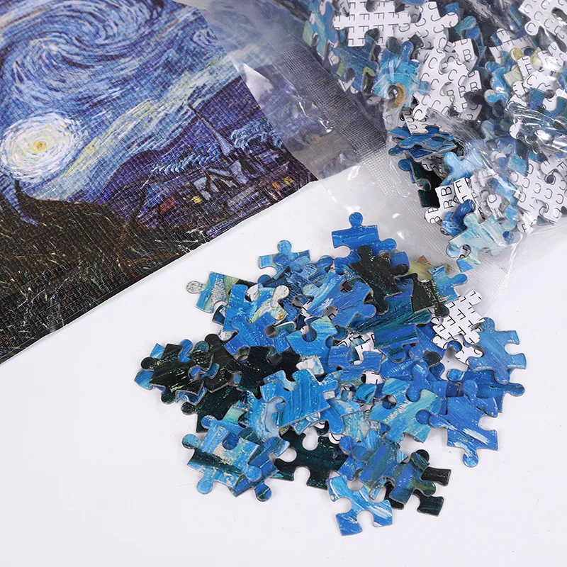 1000 Pieces Jigsaw Puzzle 70cm*50cm 1.1MM Adult Stress Relief Cartoon Landscape Art Painting Puzzle Children's Toys Gift jigsaw puzzles wooden jigsaw puzzles educational puzzles mini jigsaw puzzle paper puzzle toys