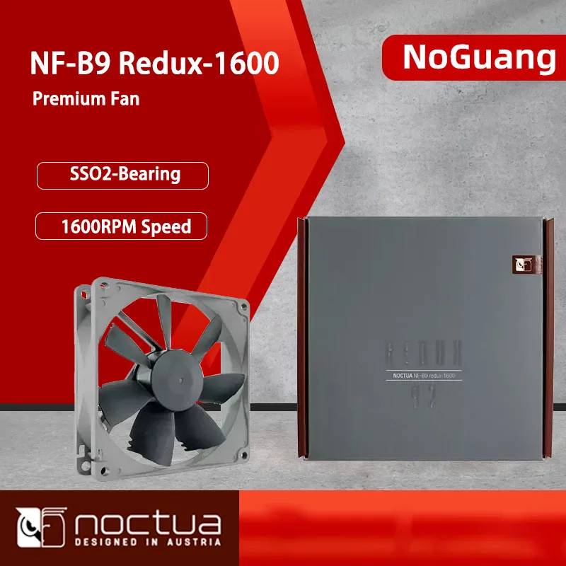 Noctua NF-B9 Redux-1600 92mm 12V 3pin/4pin High Quality Quiet Computer Case  Cooling Fan PWM CPU Cooler Radiator Fan AliExpress