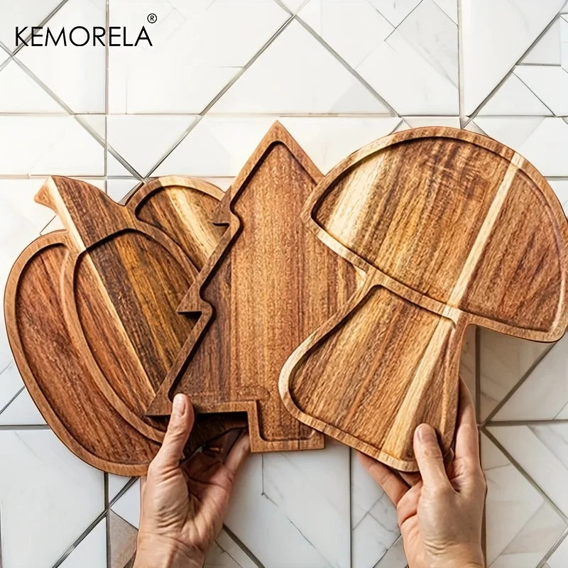 木製長方形木製大皿 ホームデコ 食品 野菜 果物 シャルキュトリー 前菜