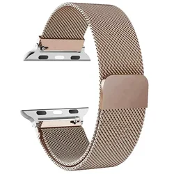 Elegant Milanese Loop Watch Strap - Premium Stainless Steel Mesh Bracelet - 42 - 44 - 45 - 49 - S10 46mm (Vintage gold 6)