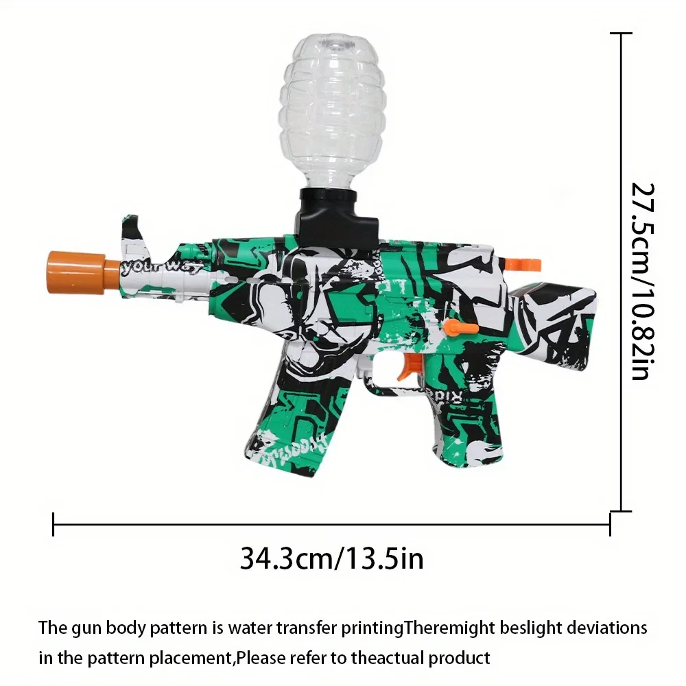 전기 젤 볼 발사기, 자동 발사기 스플래시 장난감, 충전식 스플래시 볼 장난감,