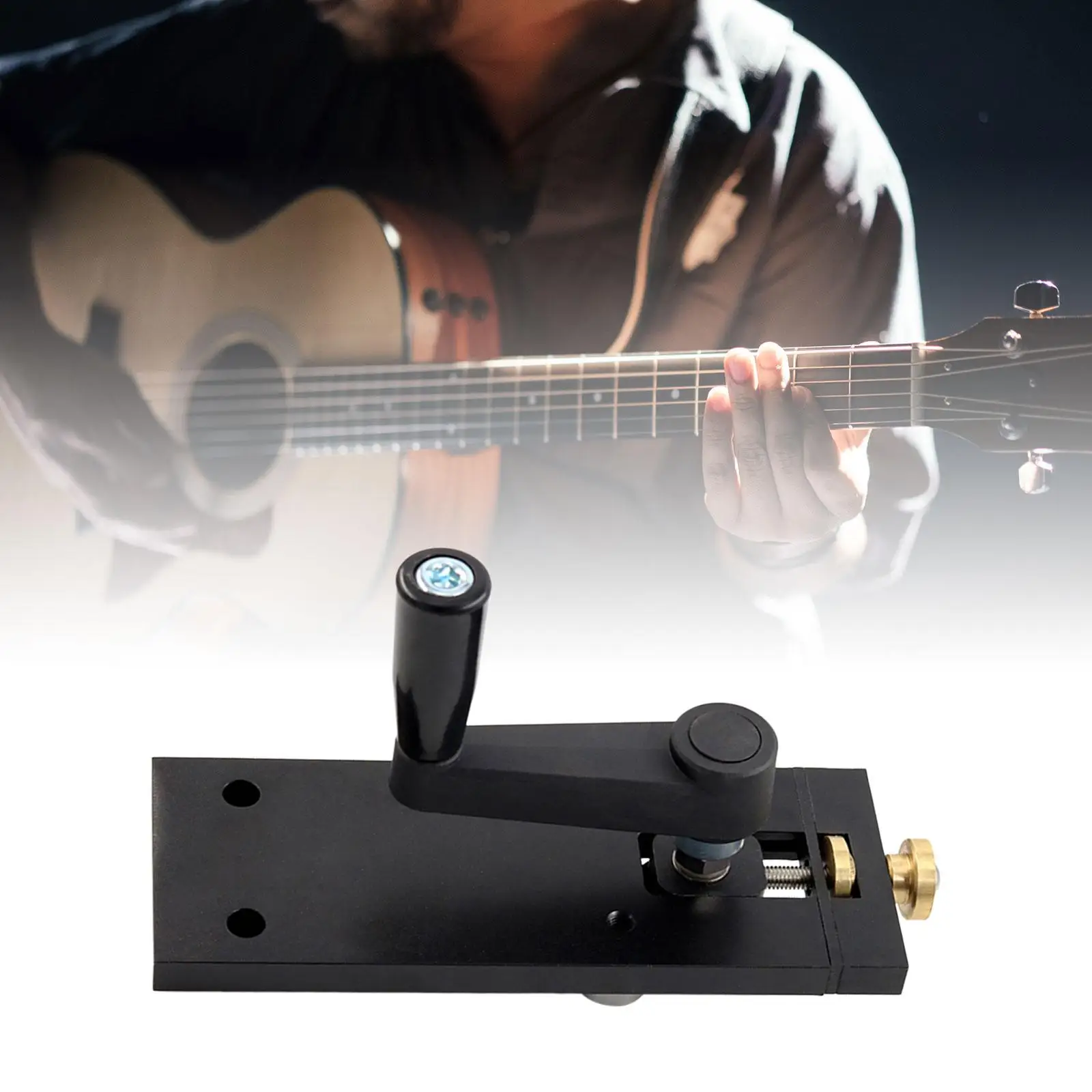 

Guitar Fret Wire Bender Adjusters Stringed Instrument Fitting Ergonomics Handle Accurate Straightening Fret Wire Bending Alloy