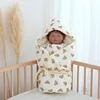 lMBABY Muslin Baby Quilt Swaddle Blanket New Born Bedding Sleeping Bag for Newborn Wrap Soft Bath Towel Babies Accessories 2