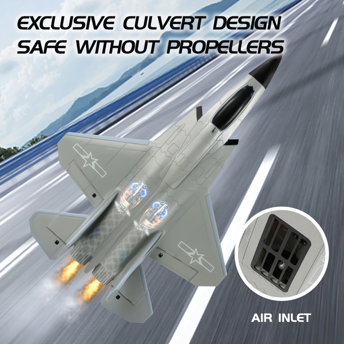 FX9631 Big Size 4 Channels RC Airplane J35 Fight Jet Kit Fixed-Wing Remote Control Aircraft Toy Plane 4
