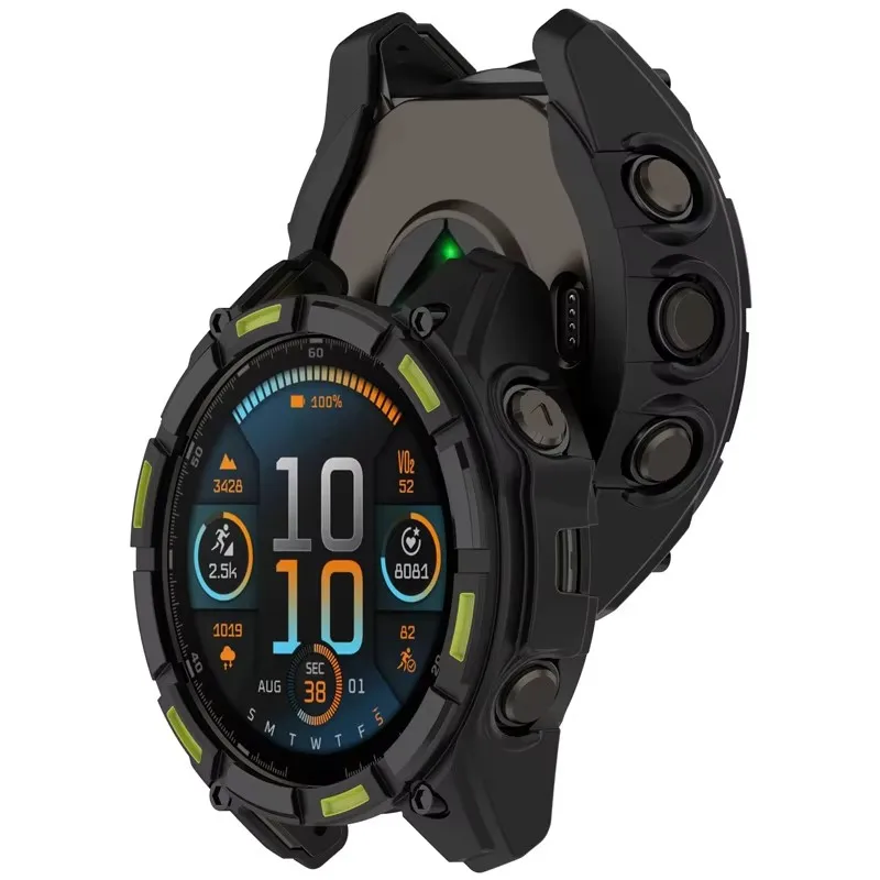 Protective Anti-Scratch Soft TPU Silicone Cover for Garmin Fenix 8 Series