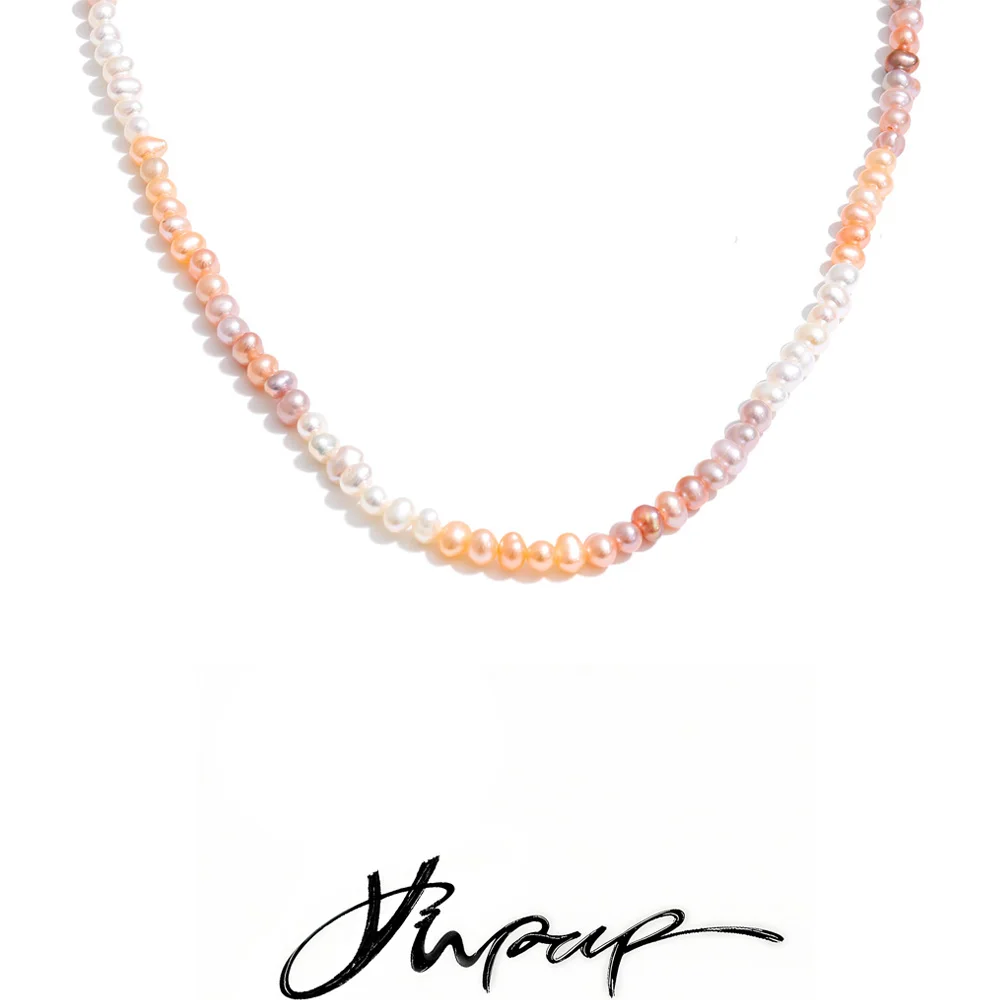 Yhpup Pearl Beads Chain Necklace for Mother Sister