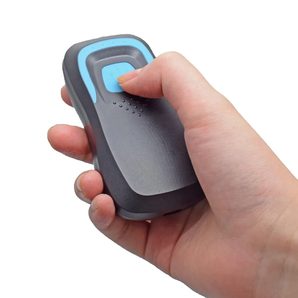 포켓 미니 무선 바코드 스캐너, 125kHz NFC 카드 리더기 포함