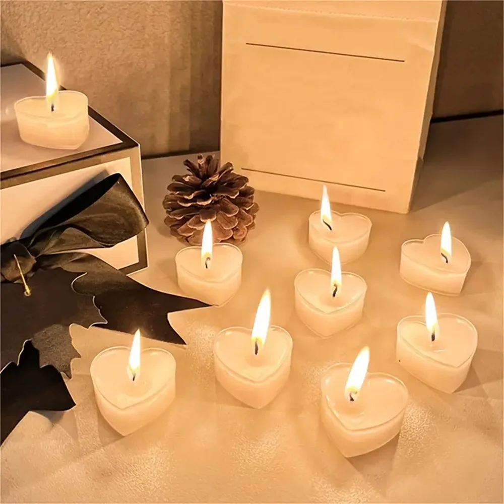 Heart-Shaped Scented Candle Set 4