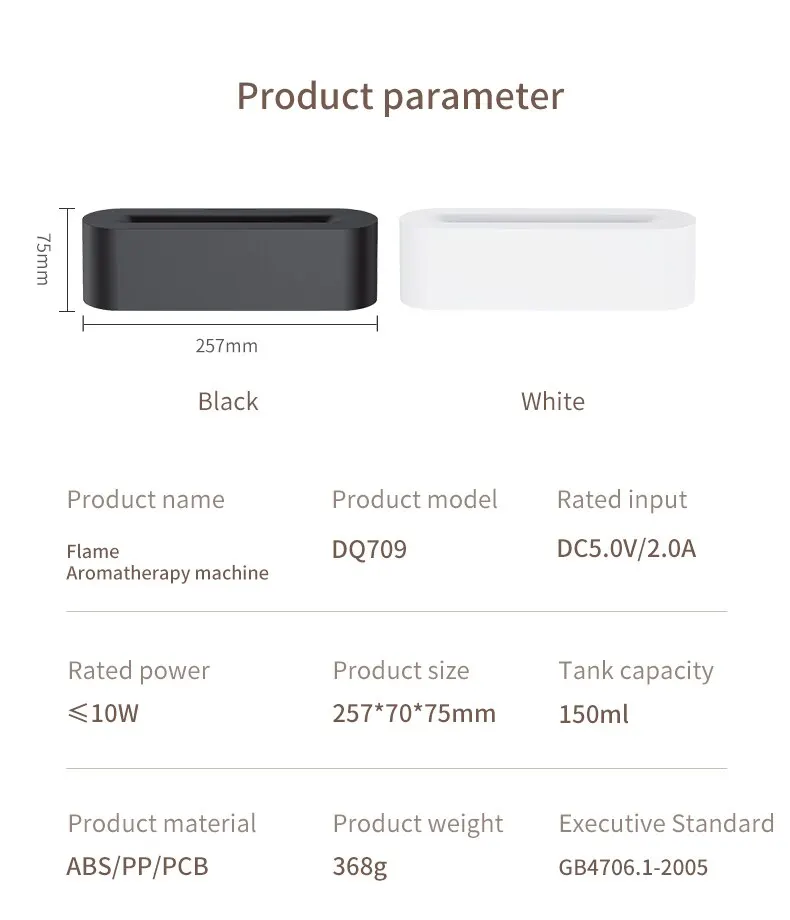 Ar, Ultrasonic Cool Mist Maker, LED Fogger,
