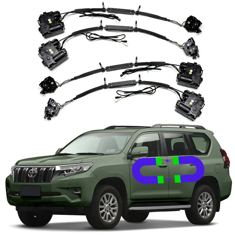

Электрическая всасывающая дверь для Toyota Prado, оригинальный автомобильный механический замок, модифицированный автоматический замок, автозапчасти, интеллектуальный инструмент