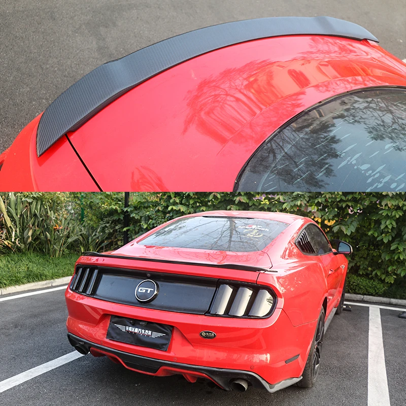 Voiture Becquets Avant pour Ford Mustang GT 2018-2022, Becquet De Lèvre De  Pare-Chocs Avant Kit de Séparateur Diffuseur, Voiture Accessoires,Carbon