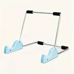 Universal Foldable Tablet and Laptop Stand - Lightweight and Multi - Functional Design (Lightblue)