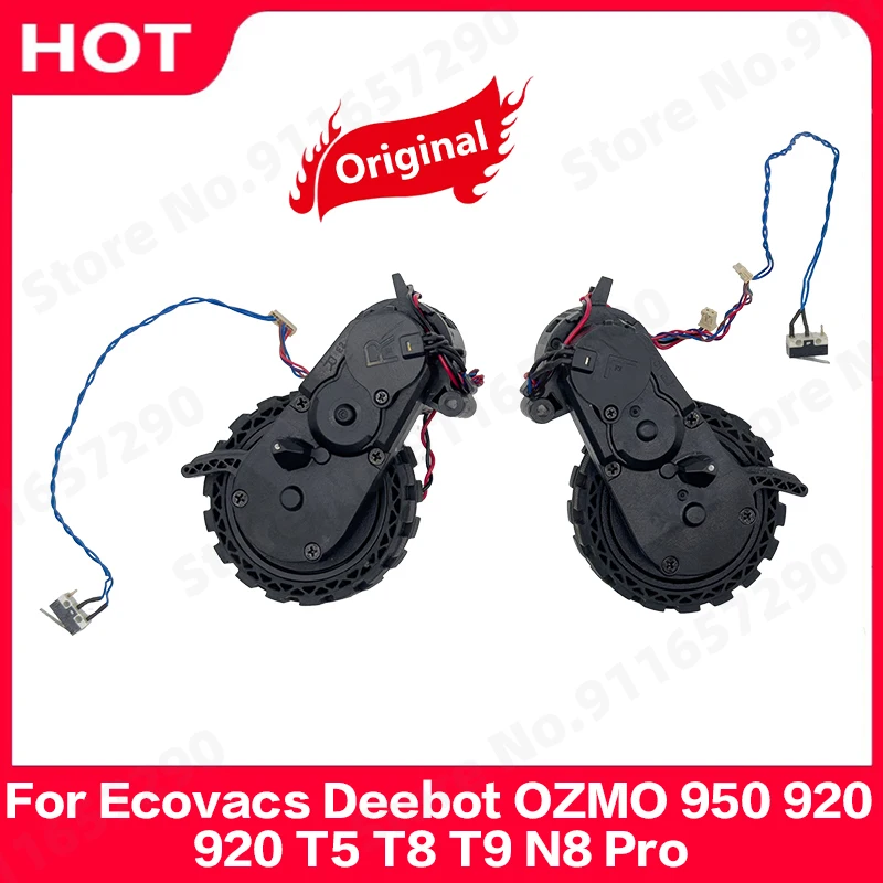 

Left and Right Wheels Spare Parts For Ecovacs Deebot OZMO 950 920 920 T5 T8 T9 N8 Pro Robot Vacuum Cleaner Parts Accessories