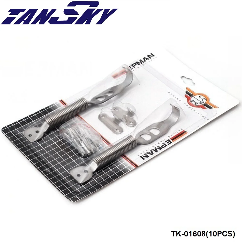 EPMAN Sport 10PCS/LOT Stainless Steel Competition Bonnet Boot Spring Kit For FORD MONDEO 2.2 MK3 TK-01608(10PCS)