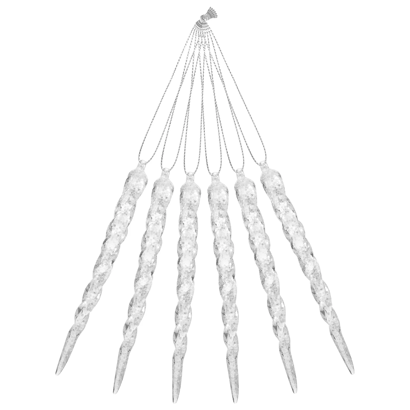 

Acrylic Snowflake Drop Pendants Christmas Decor Hanging Xmas Tree Ornament