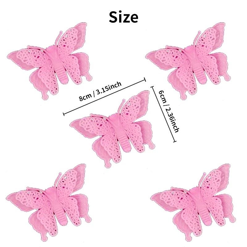 Wall Stickers Butterfly glow in the dark room decor Noctilucent Luminous Plastic Sticker Ceiling Decal Home wallstickers
