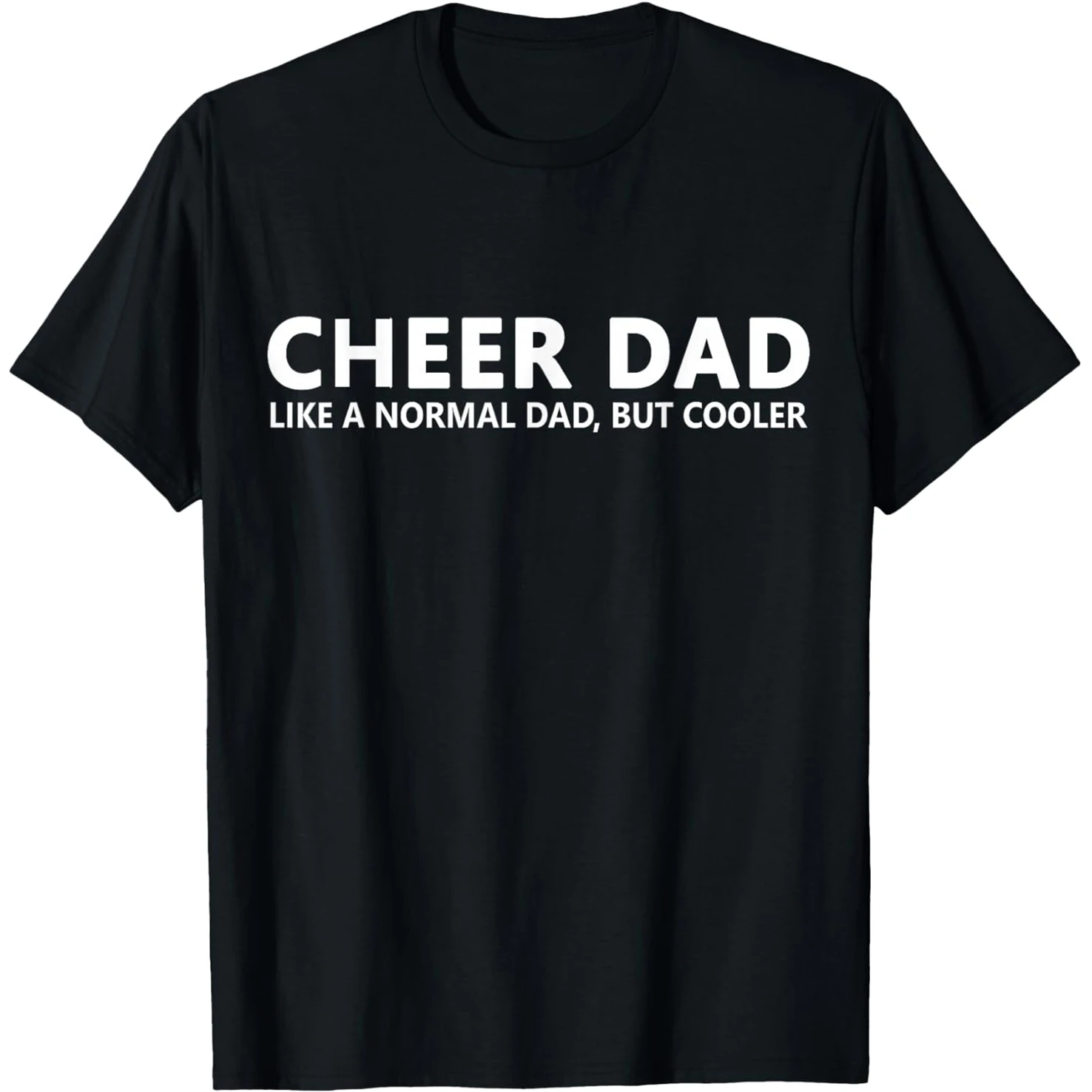 Lustiges Cheer-Dad-T-Shirt: Stolzer Cheerleader-Vater, Humor zum Vatertag, Herren-Humor-Streetwear, Kurzarm, Unisex, Lockere Kleidung