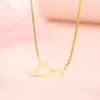 collier arabe personnalisé inoxydable， collier personnalisé prénom，Islam Bijoux collier prenom arabe， bijoux personnalisés，collier prenom personnalisable inoxydable，femme hommes colliers en acier inoxydable bijoux