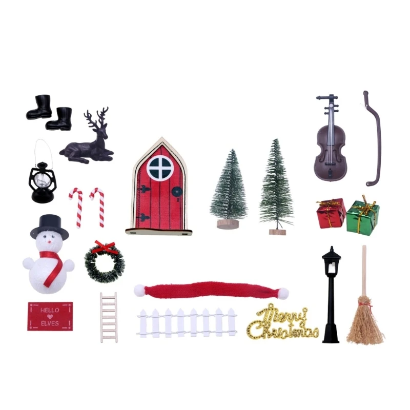 

Christmas Ornaments Dollhouse Accessories Decoration Collection Christmas Trees Drop shipping