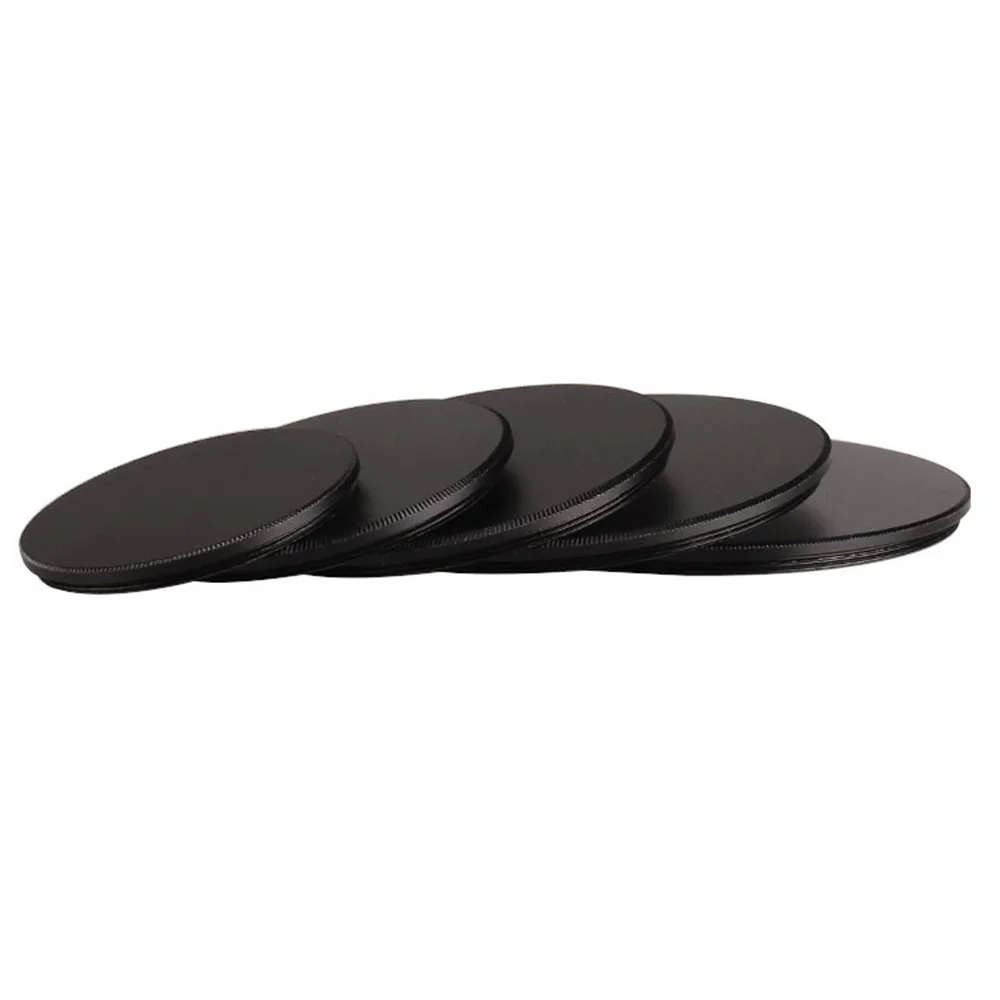 Universal Black/Silver Aluminum Alloy Screw-in Metal Lens Filter Cap
