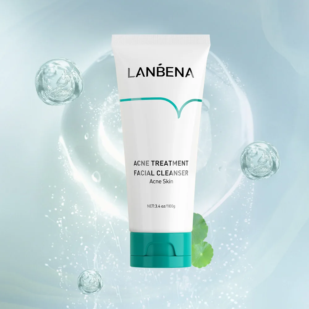 LANBENA Lanbena Facial Cleanser Face Wash Foam Deeply Oil Cleanser Bubble Skin Care Oligopeptide Acne Gentle Cleanser Unisex