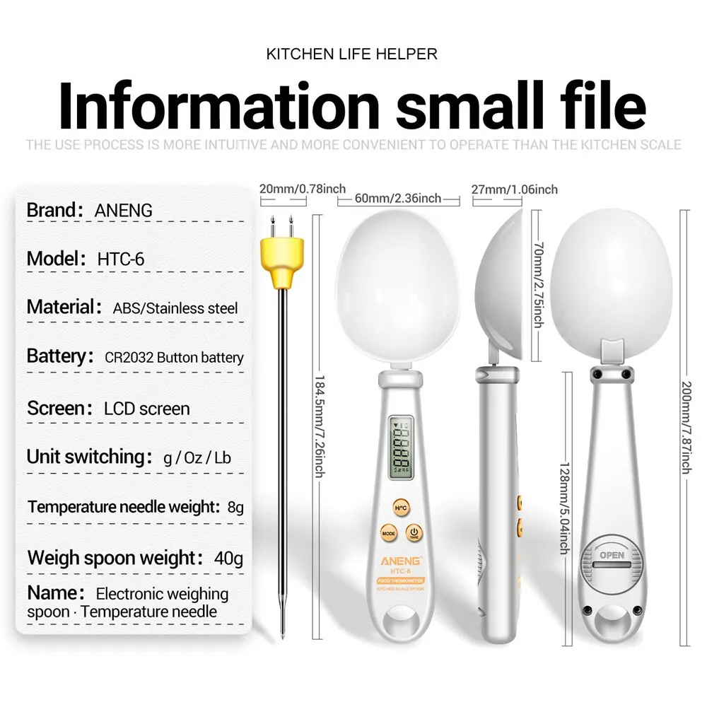 Kitchen Scale Measuring Spoon Scale - Ikizze™