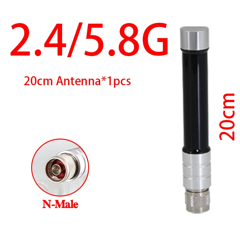 2.4G 5.8G 안테나 N형 남성용 유리섬유 AP 안테나 (WiFi 무선 네트워크 라우터, 감시 카메라 및 기타 무선 장치용)