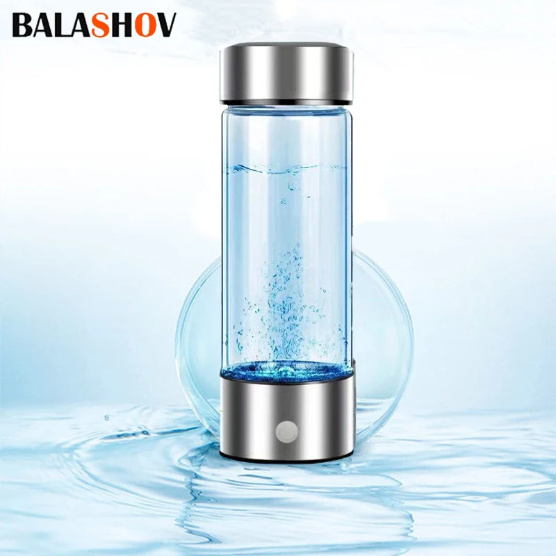 휴대용 물 이온화 병, 수소 발생기, 알칼리 메이커, 슈퍼 항산화, 수소 풍부한 건강 관리 물컵